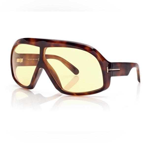 New! Authentic Tom Ford Oversized Pilot Sunglasses - Picture 2 of 16